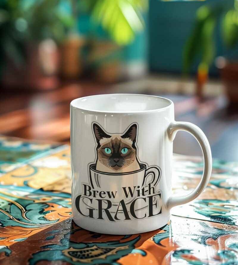 brew with grace - 11 oz - white Brew With Grace