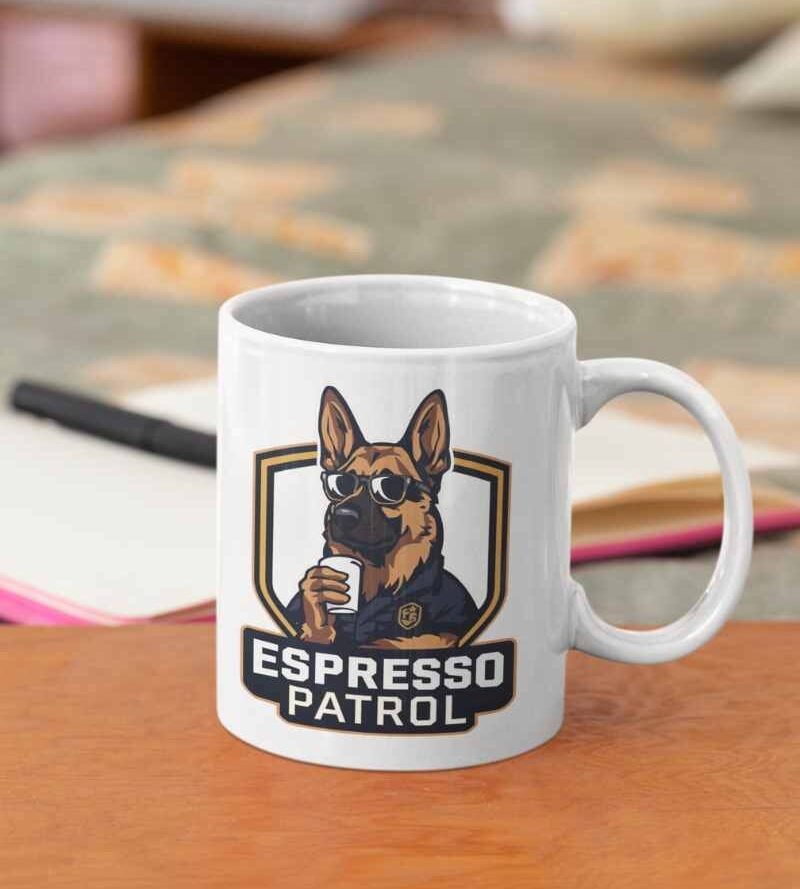 espresso patrol - 11 oz - white Espresso Patrol